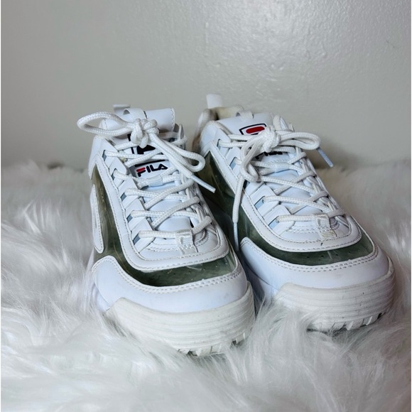 FILA | Y2K Distributor Women’s Running Shoe Clear White Size 8 - Picture 4 of 10